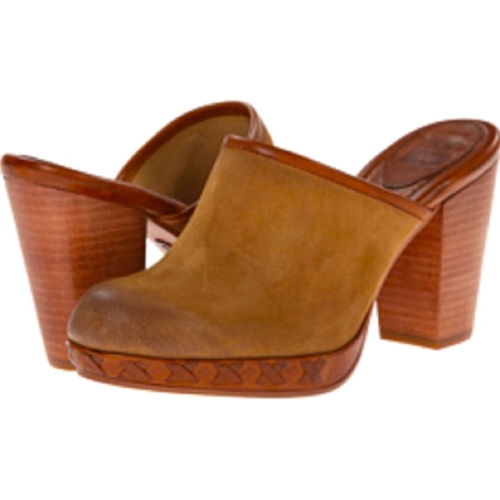 Frye Bohemian Slides - Camel Size 8.5